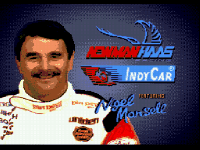 Newman Haas Indy Car Featuring Nigel Mansell Title Screen